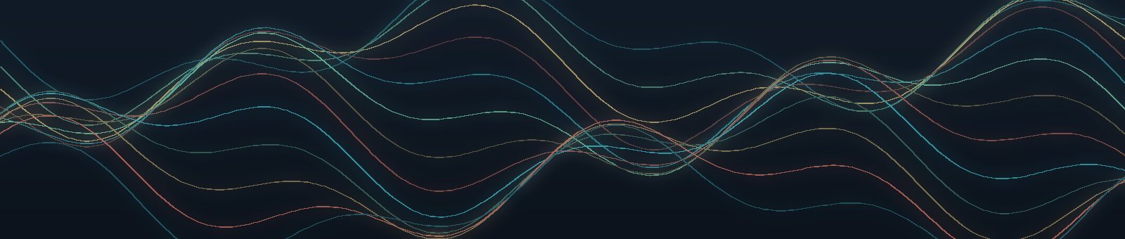 Arcs of light across a dark sky